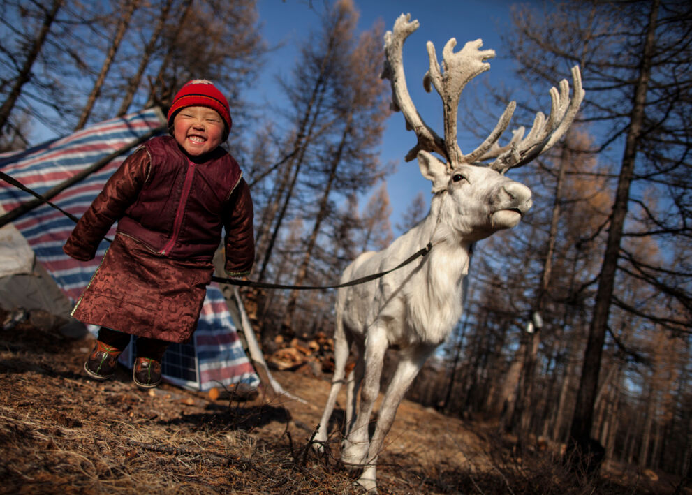 4-vuotias mongolialainen P. Otgonjargal on juuri rokotettu tuhka- ja vihurirokkoa vastaan osana UNICEFin ja kumppaneiden laajaa kampanjaa. © UNICEF/NYHQ2012-1732/Brian Sokol