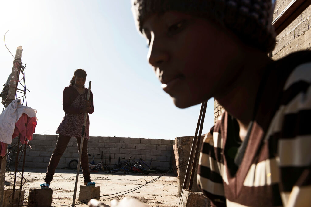 Kongosta paenneita lapsia Libyassa. © UNICEF/UN052790/Romenzi