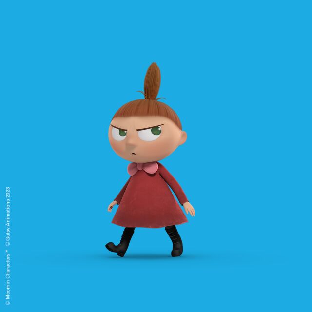 Pikku-myy sinisellä pohjalla